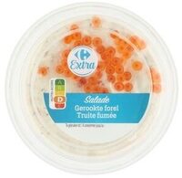 Salade - truite fumée