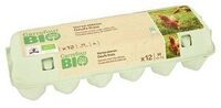 Carrefour Bio 12 Oeufs Frais M