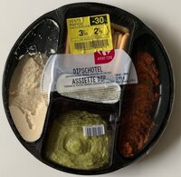Carrefour Dip Tapenade de Tomates, Houmous, Guacamole, Tzatziki