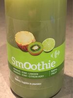 Smoothie Ananas-Kiwi-Citron vert