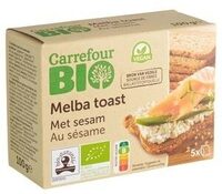 Carrefour Bio Melba Toast au Sésame