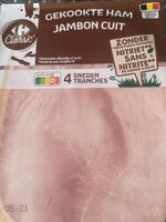 Jambon cuit sans nitrite