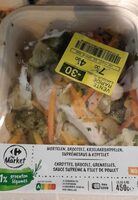 Carottes etc et filet de poulet
