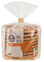 Carrefour Original Galettes Fourrées au Sirop 10 Pièces