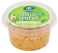 Carrefour Sensation Végétal Préparation Tartinable Curry Légumes