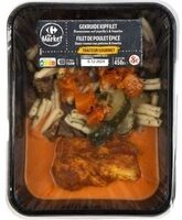 CAR Poulet romesco, courgettes, potiron et casarecci
