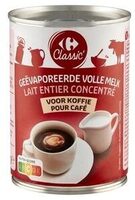 Carrefour Classic' Lait Entier Concentré pour Café