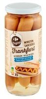 Carrefour Original Saucisses Frankfurt Boyau Naturel