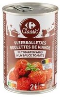 Carrefour Classic' Boulettes de Viande à la Sauce Tomate
