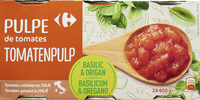 Pulpe de tomates basilic & origan