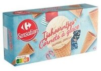 Carrefour Sensation Cornets à Glace Croustillant 12 Pièces