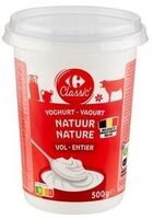 Carrefour Classic' Yaourt Nature Entier