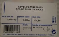 Bp des de filet de poulet