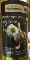 Huile d'olive a l'ail