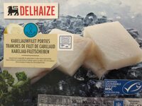 Tranches de filets de cabillaud