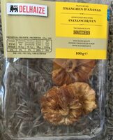 Tranches ananas sechés