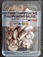 Champignons bruns coupés