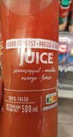 Juice - sinaasappel, aardbei