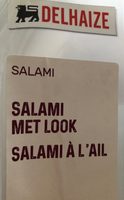 Salami à l'ail