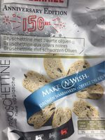Bruschettine aux olives noires