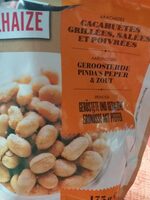Cacahuètes grillées et salées  et poivrées