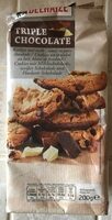 Cookies triple chocolat