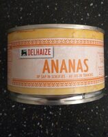 Ananas au jus en tranches