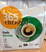 Pads strong coffee