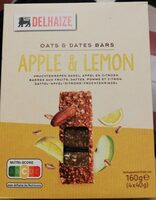 Oats and dates bars apple lemon