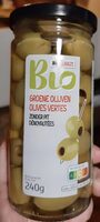 Olives vertes dénoyautées