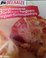 Carrés au goût frangipane
