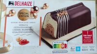 Bûche glacée vanille et caramel beurre salé