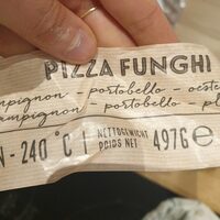 Pizza funghi