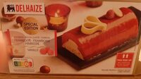 Bûche glacée framboise vaile