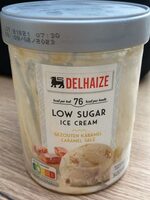 Low sugar ice cream caramel salé