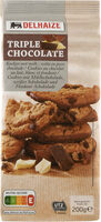 Triple chocolate cookies