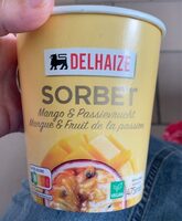 Sorbet mangue et fruit de la passion