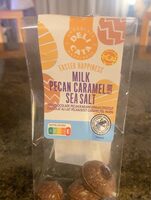 Milk pecan caramel sea salt easter happiness