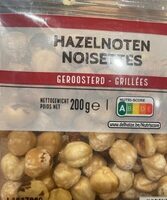 Hazelnoten geroosterd