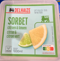 Sorbet citron & citron vert