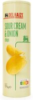 Sour cream & onion chips