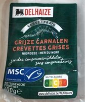Crevettes gruses mer du nord fraiches