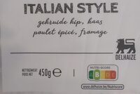 Italian Style Salad With Chicken & Cheese