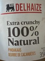 Pindakaas 100% Naturel Extra Crunchy