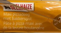 Pâte à pizza maxi avec de la levure boulangère