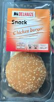Snack chicken burger