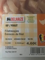 Poulet émincés de filet
