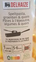 Pâtes à l'épeautre, légumes & quorn