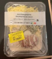 Paupiette de veau tagliolinis et légumes