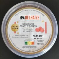 Confit d'oignon aux framboises